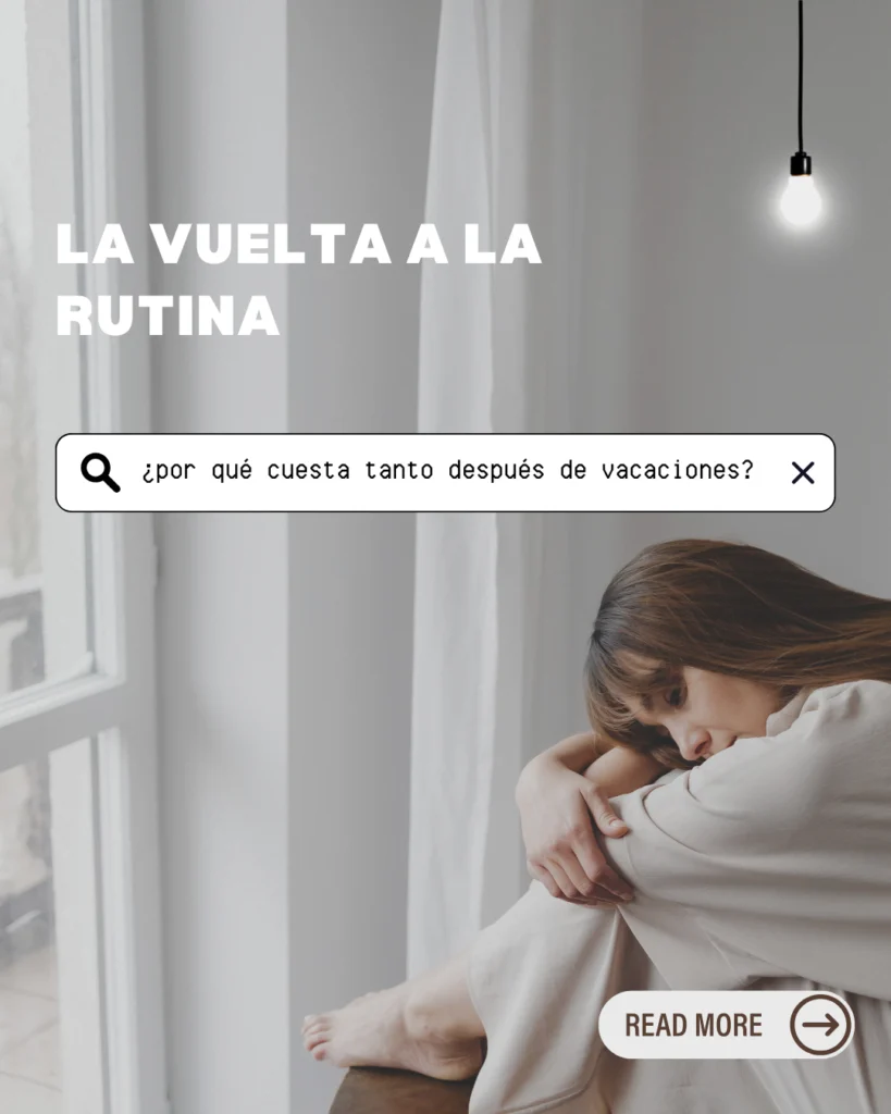 vuelta a la rutina